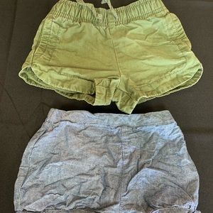 Girl shorts size